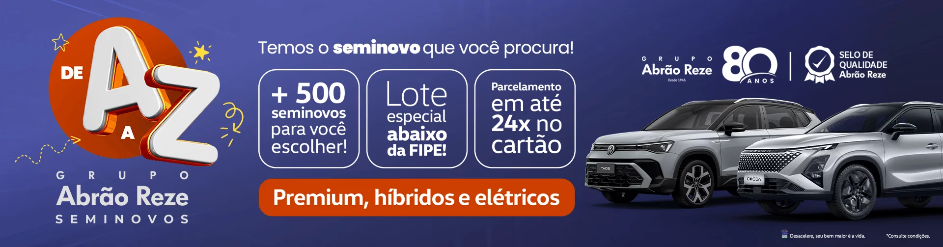 Temos o seminovo que você procura!